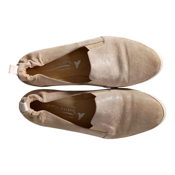 Softwaves Terracare Elyse Slip-On Shoe Loafer Cream Leather Womens 38.5/US 7.5-8 - Picture 6 of 11